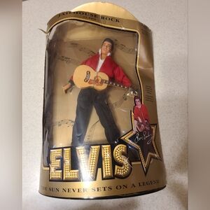 Unique Vintage Elvis Jailhouse Rock Figure - Red and Black